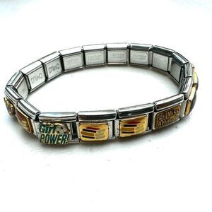 D’LinQ stainless steel link bracelet